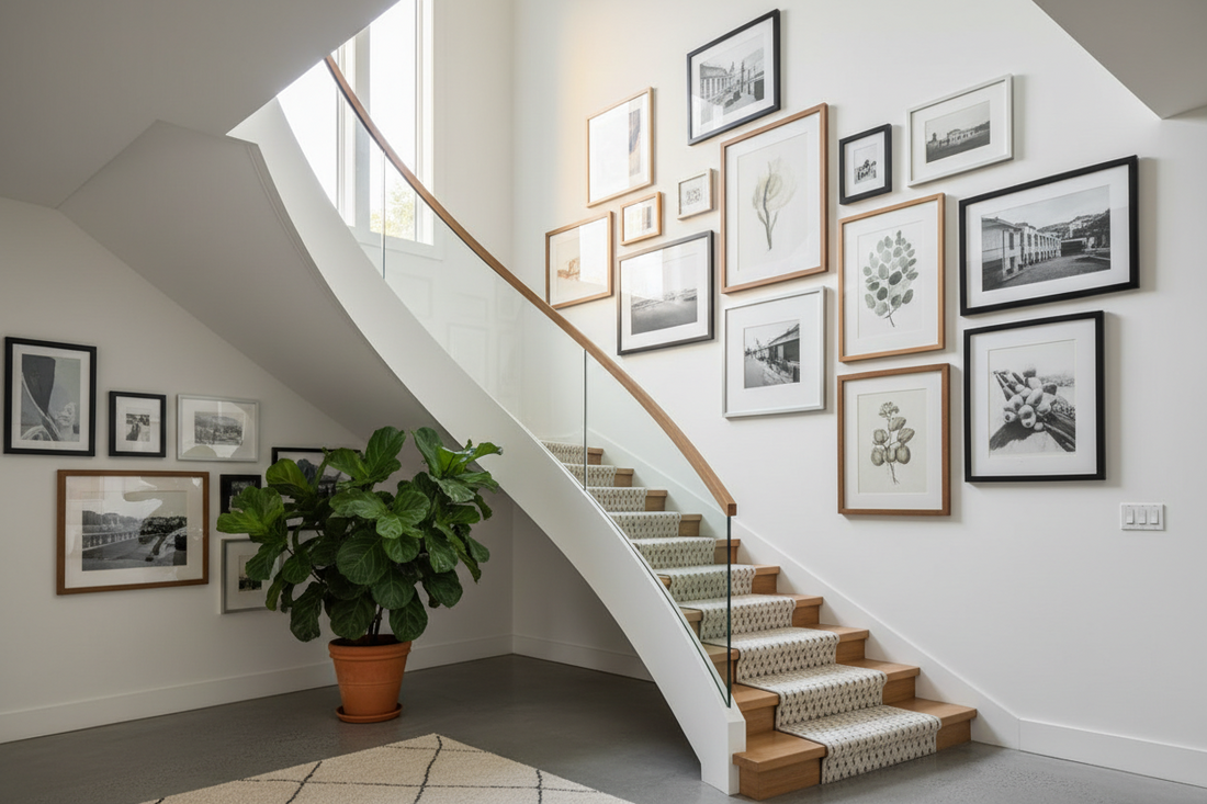 How to Create a Staircase Gallery Wall