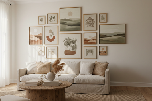 How to Create a Gallery Wall with Canvas Wall Art
