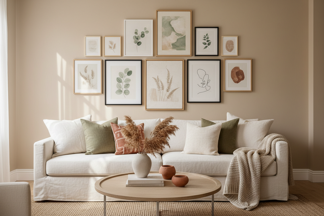 How to Mix and Match Canvas Wall Art