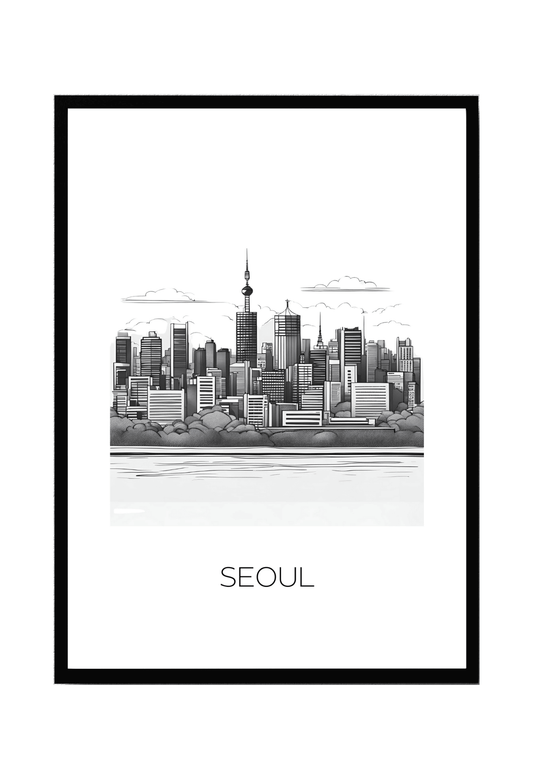 World City Skylines Wall Art