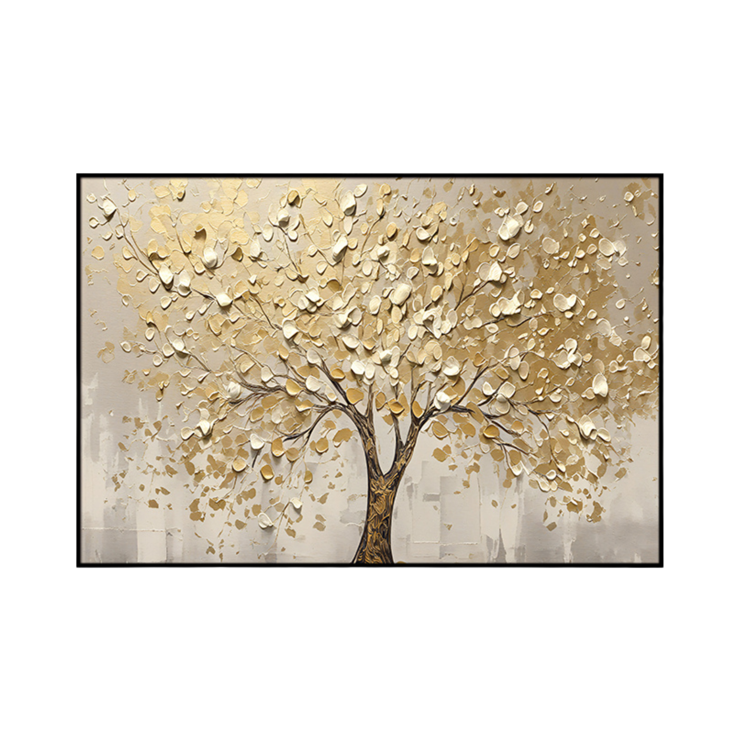 CP178 Gold Tree Print Wall Decor