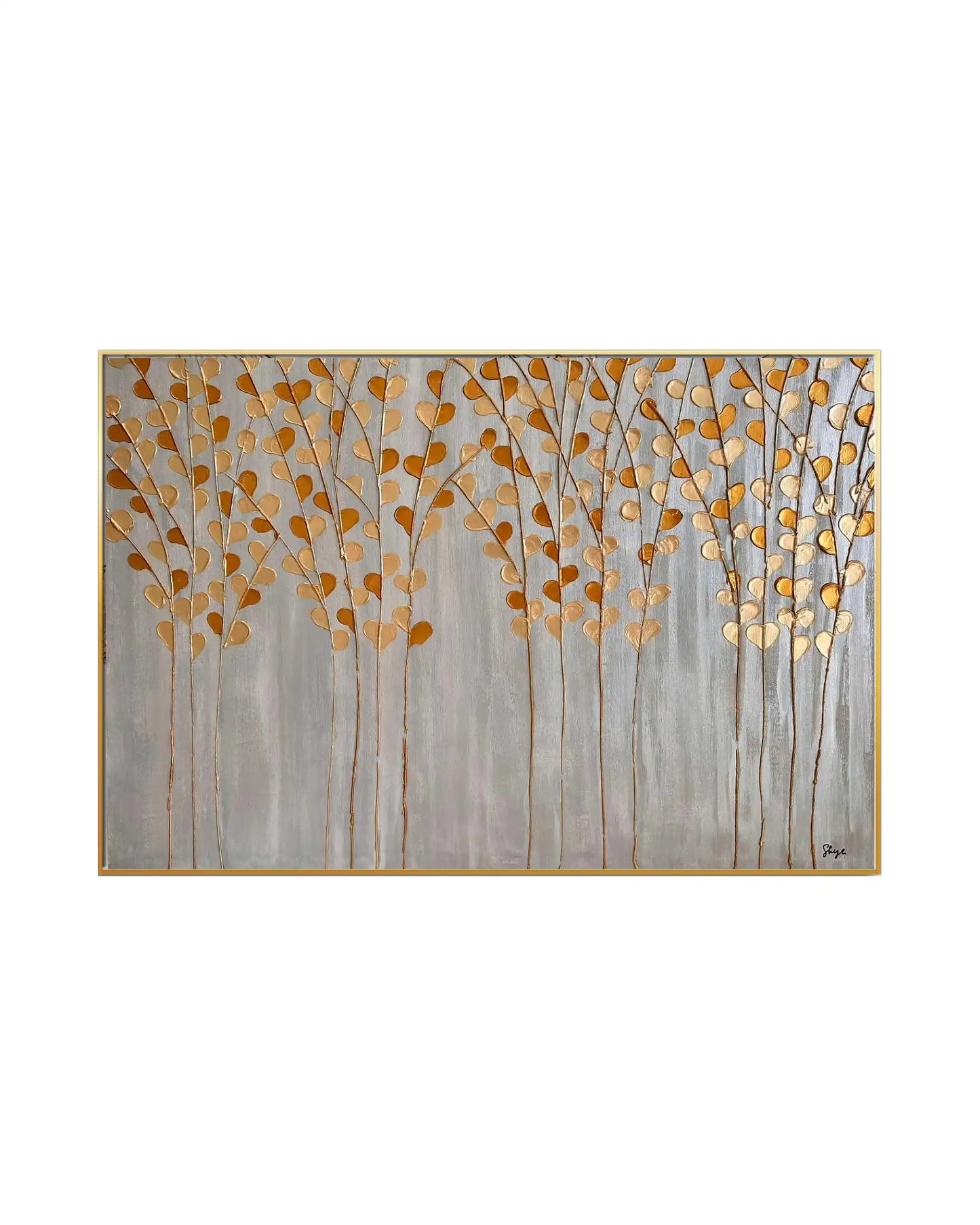 "Golden Canopy" Original Hand-Painted Canvas Wall Art by Skye