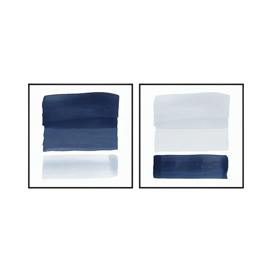 CP193 Blue Abstract Design Canvas Prints Wall Decor