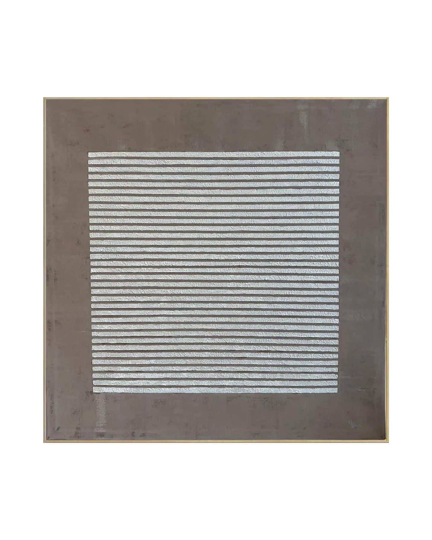 "Hushed Lines" Original Hand-Painted Canvas Wall Art by Skye