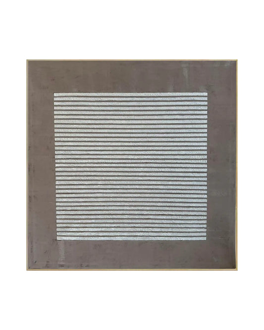 "Hushed Lines" Original Hand-Painted Canvas Wall Art by Skye