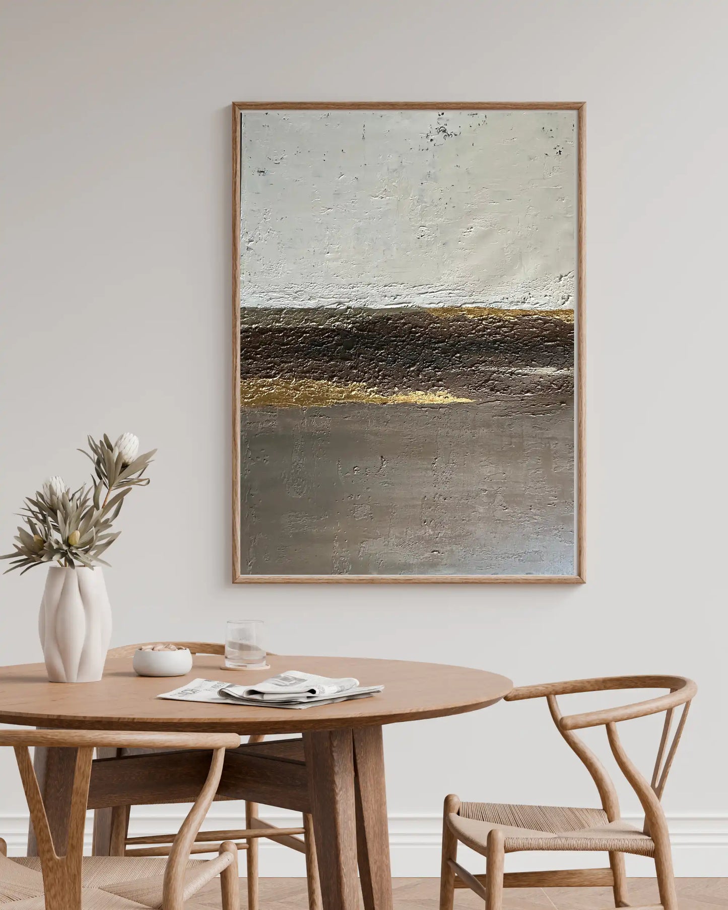 "Still Passage" Original Framed Hand-Painted Canvas Artwork by Skye