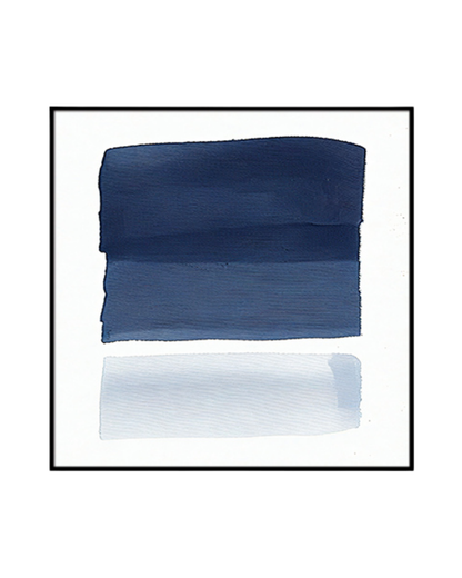 Navy Blue and White Abstract Canvas Print Wall Art | CP193