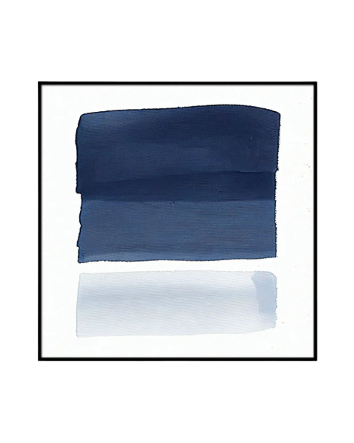 Navy Blue and White Abstract Diptych Canvas Print Wall Art | CP193