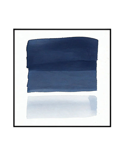 Navy Blue and White Abstract Diptych Canvas Print Wall Art | CP193