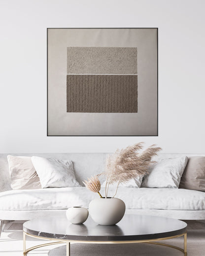 "Quiet Divide" Original Hand-Painted Heavy Textured Canvas Wall Art by Skye