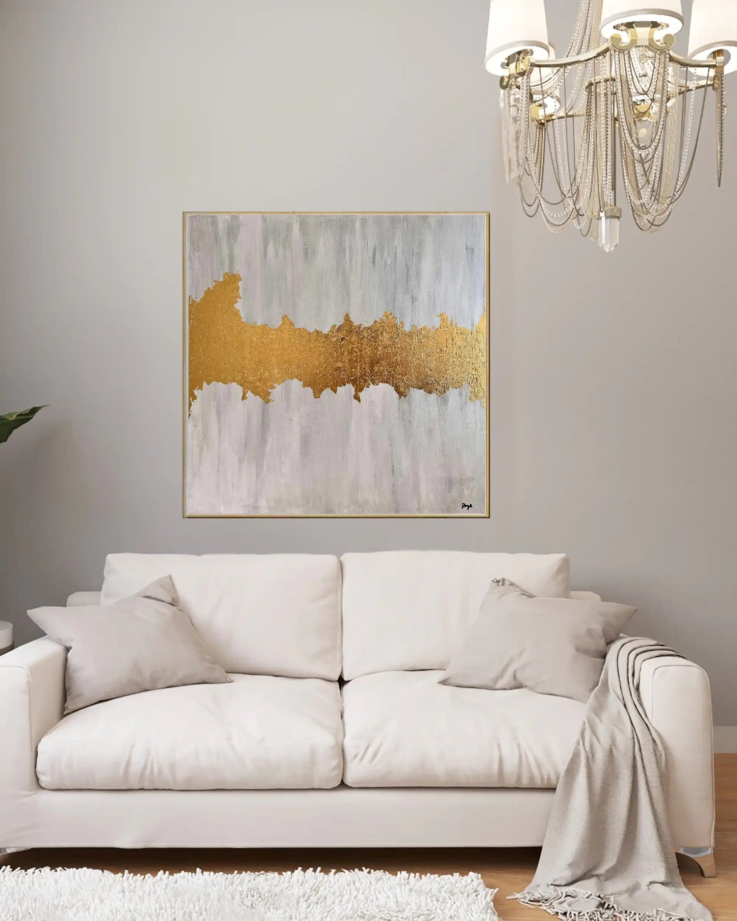 "Fragments of Light" Original Hand-Painted Canvas Wall Art by Skye
