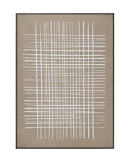 Tan Beige and White Wabi-Sabi Triptych Canvas Print Wall Art | CP220