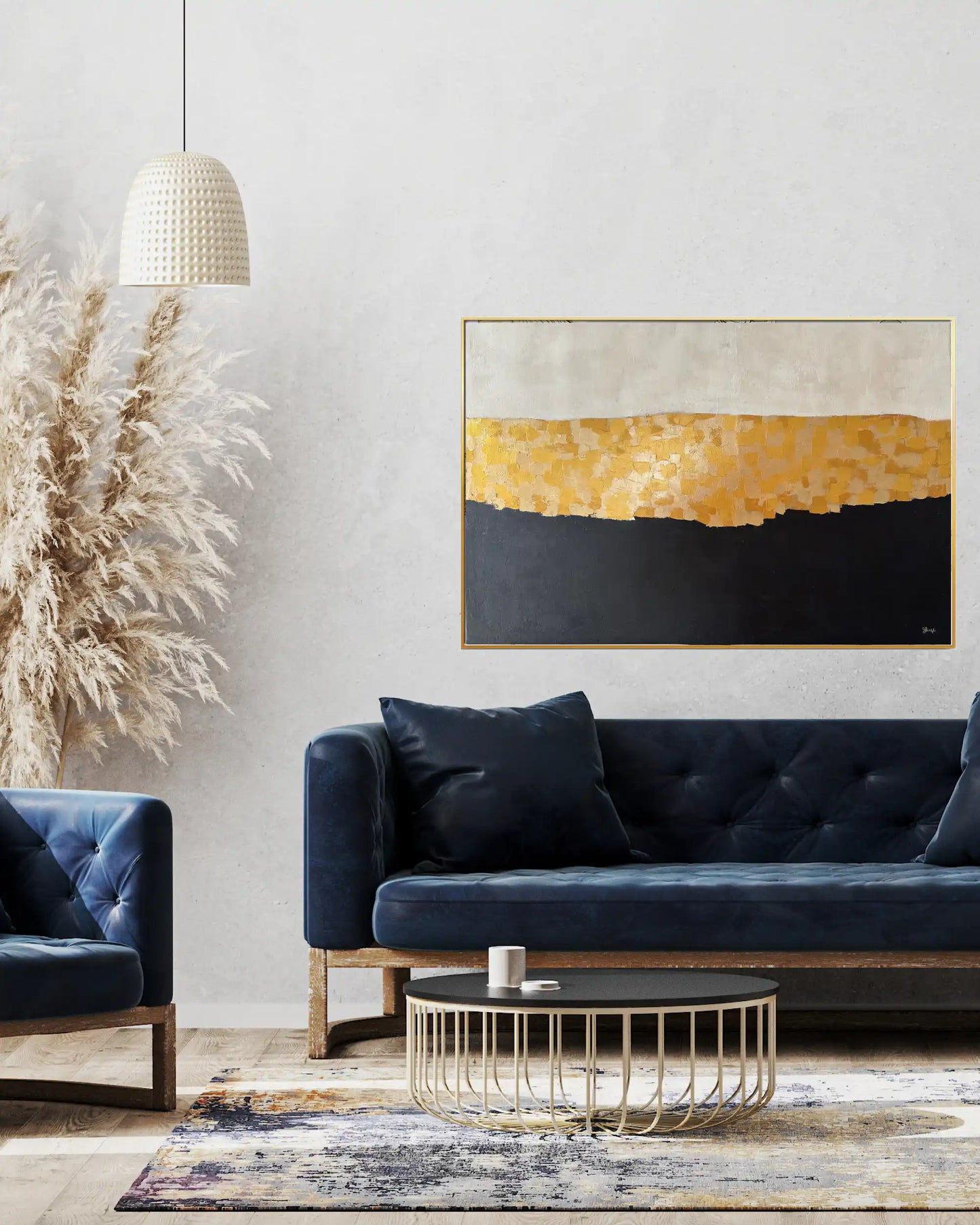 "Horizon of Light" Original Hand-Painted Canvas Wall Art by Skye
