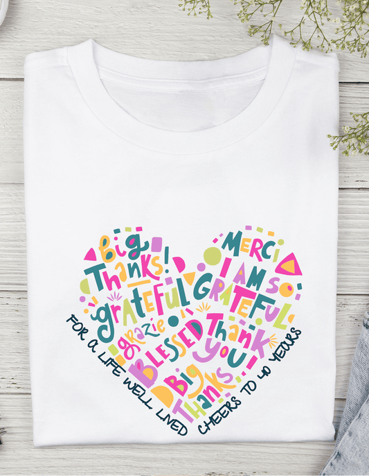 Personalized Birthday Commemorative T-Shirt