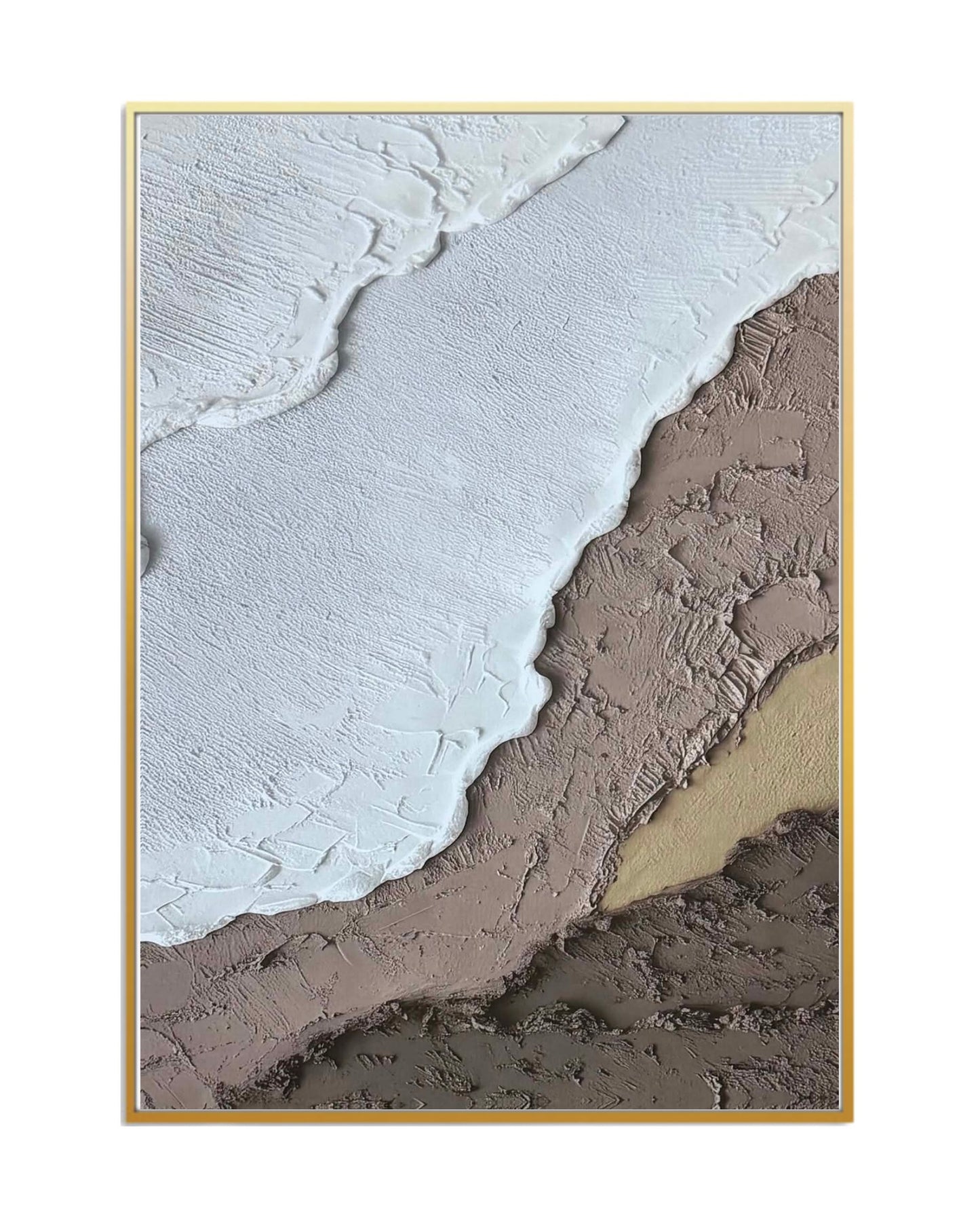 Muted Mauve and Earthy Taupe Abstract Triptych Canvas Print Wall Art | CP217