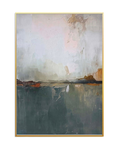 Sage Green and Earthy Abstract Triptych Canvas Print Wall Art | CP215