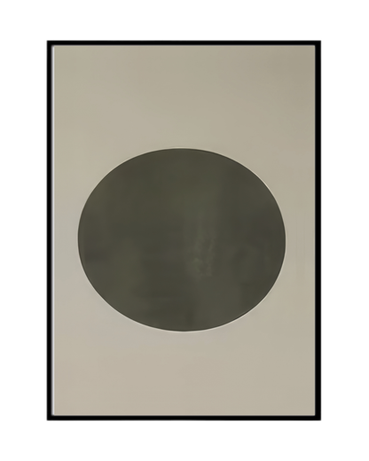 Taupe and Sage Geometric Abstract Canvas Print Wall Art | CP197