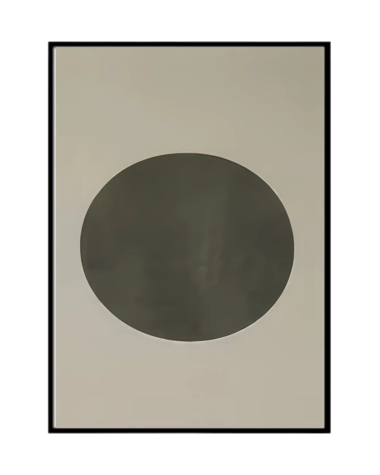 Taupe and Sage Geometric Abstract Triptych Canvas Print Wall Art | CP197