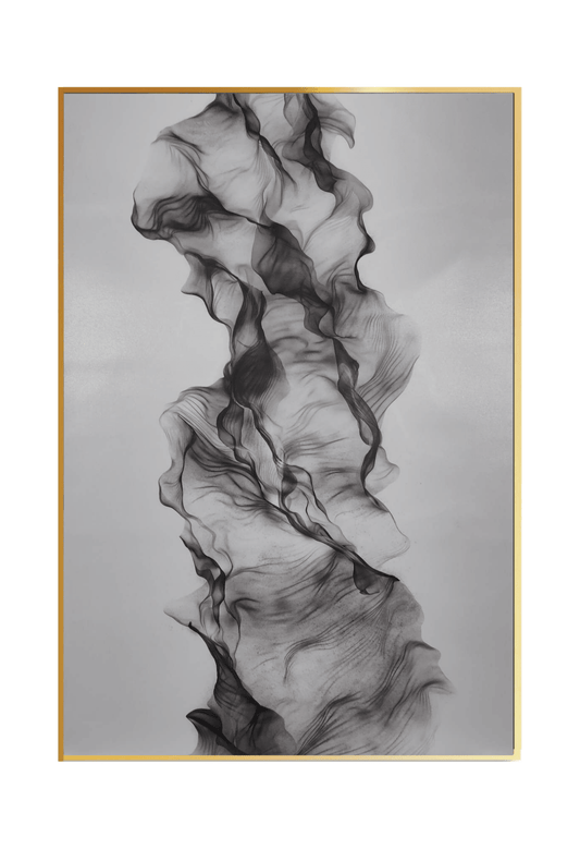 CP068 Black Abstract Design Canvas Print Wall Decor