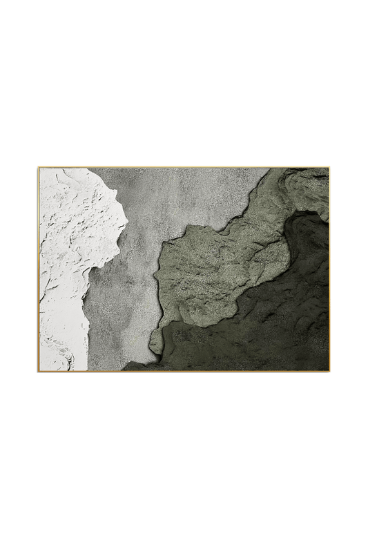 CP146 Green Abstract Canvas Print Wall Decor
