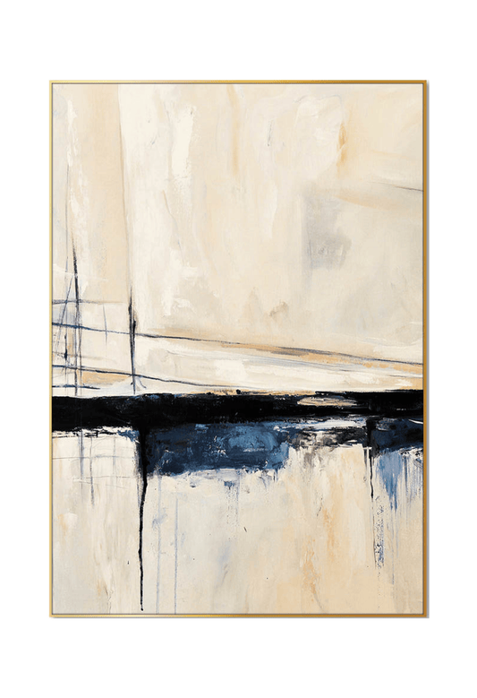 CP151 Blue Abstract Design Canvas Print Wall Decor