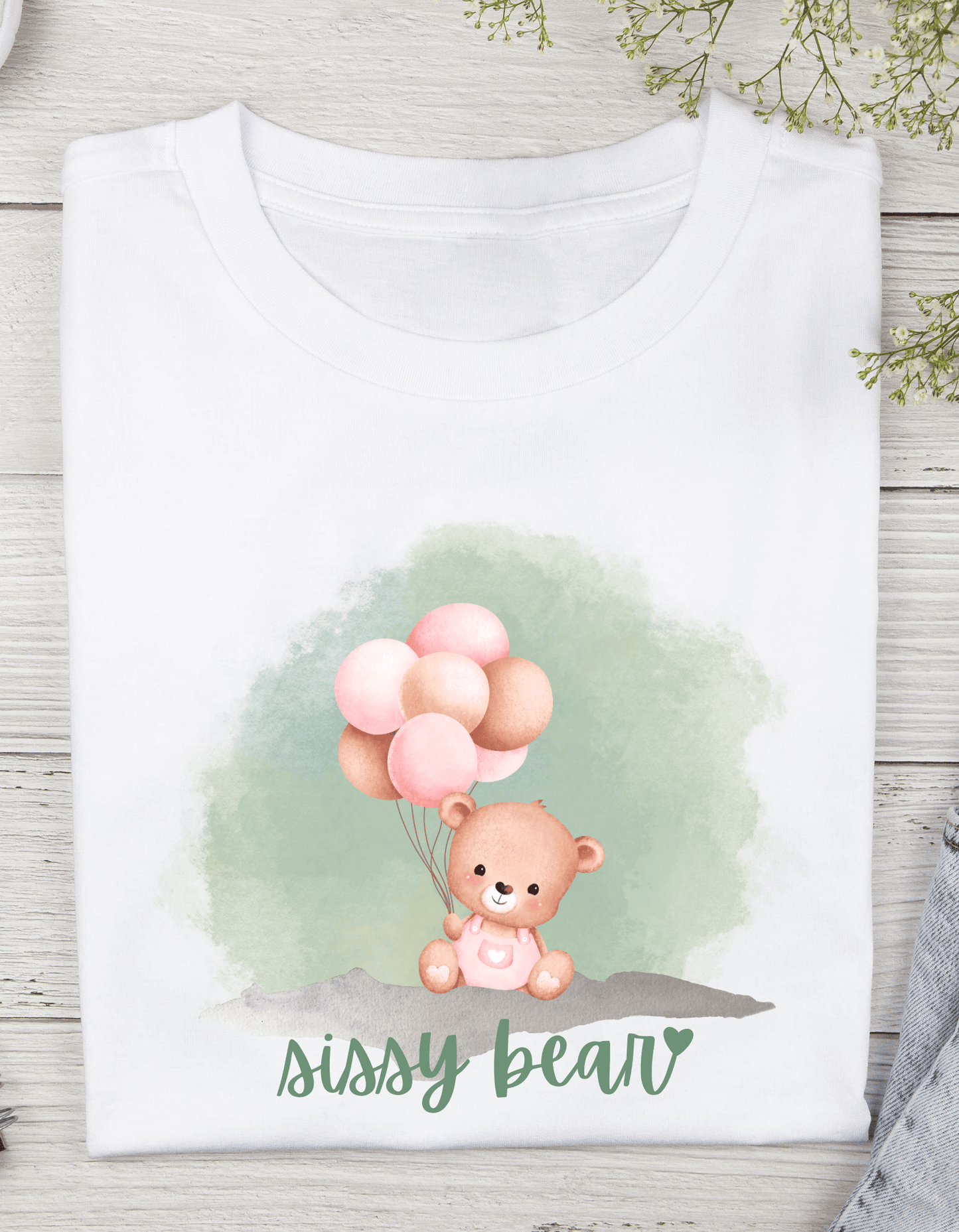 Family T-Shirt Set with Bear Designs