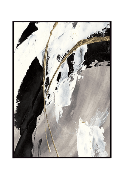 CP056057 Abstract Black, Brown and White Canvas Prints Wall Decor