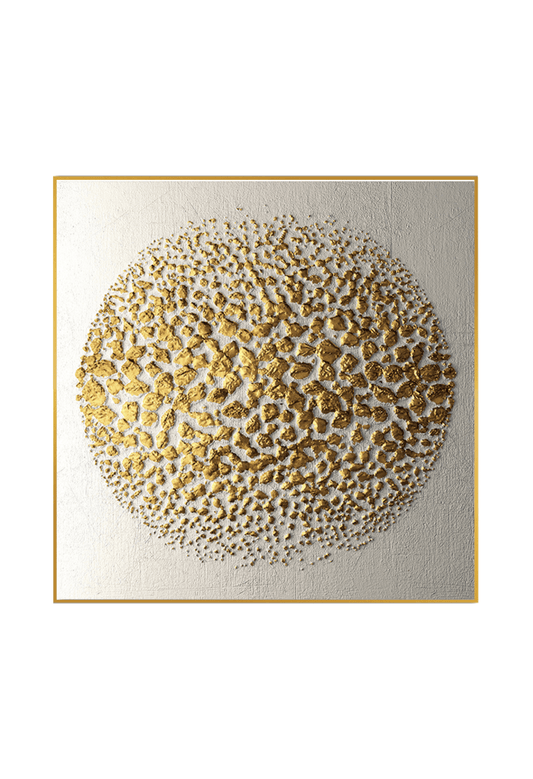 CP023 Gold Abstract Design Canvas Print Wall Decor