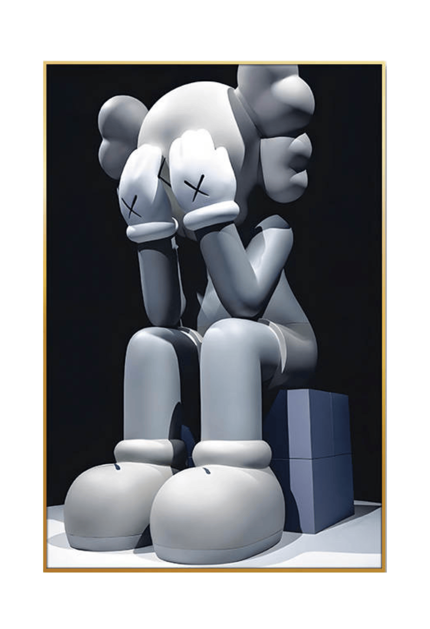 KAWS Companion Hypebeast Street Art Canvas Print Wall Art 60x90 cm Set Modern Diptych | CP158159
