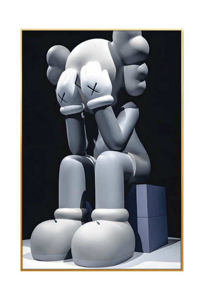 KAWS Companion Hypebeast Street Art Canvas Print Wall Art 60x90 cm Set Modern Diptych | CP158159
