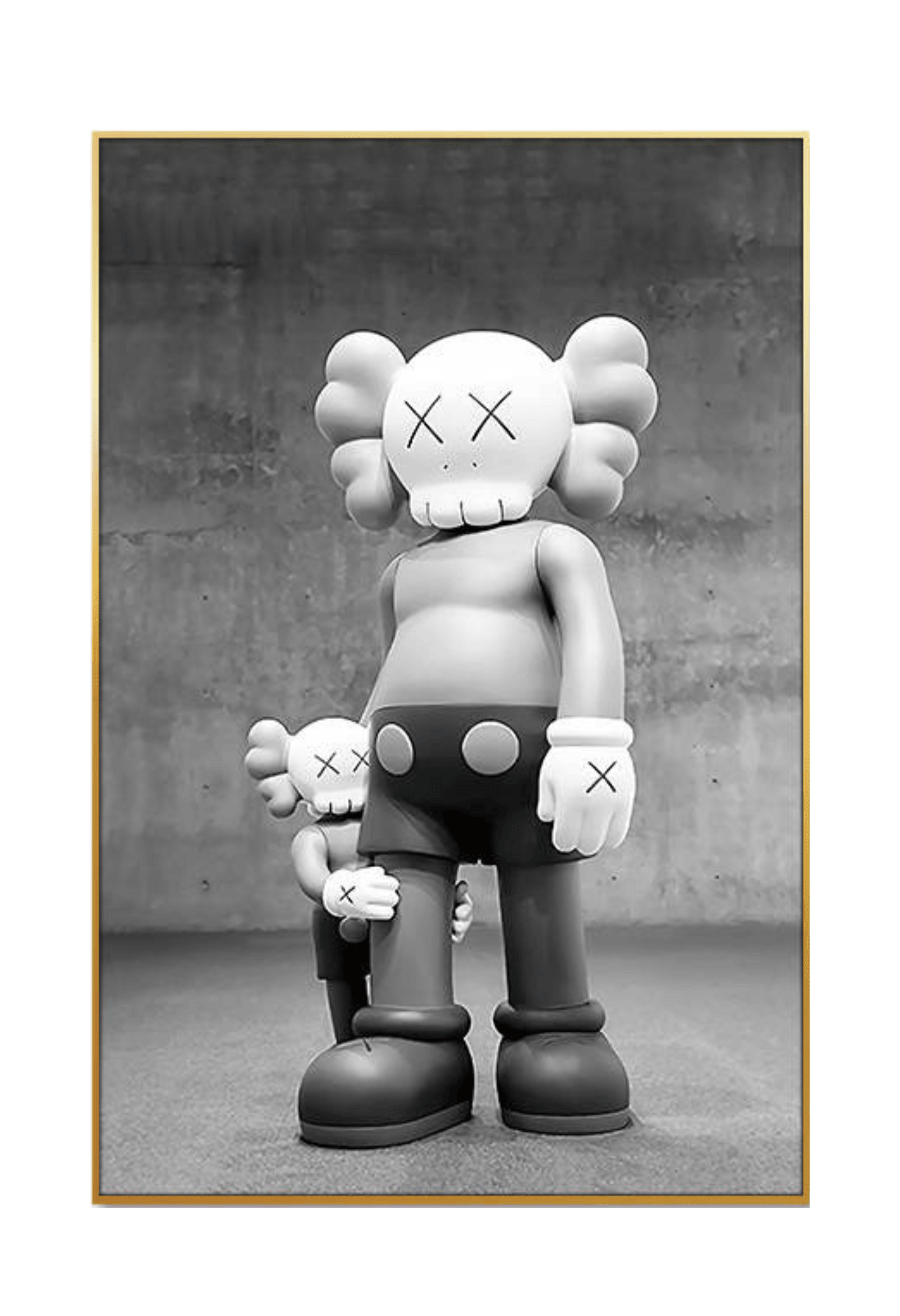KAWS Companion Hypebeast Street Art Canvas Print Wall Art 60x90 cm Set Modern Diptych | CP158159