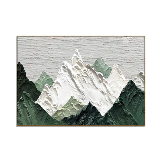 CP147 Green Abstract Canvas Print Wall Decor