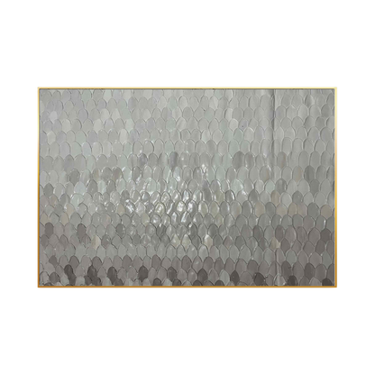 HP065 Abstract Gray Hand-Painted Wall Decor